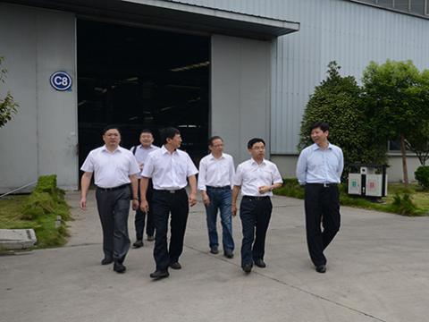 国家认监委向导一行到太阳城官网母线调研